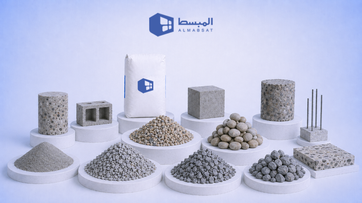 أنواع بحص الخرسانة واستخداماتها في البناء