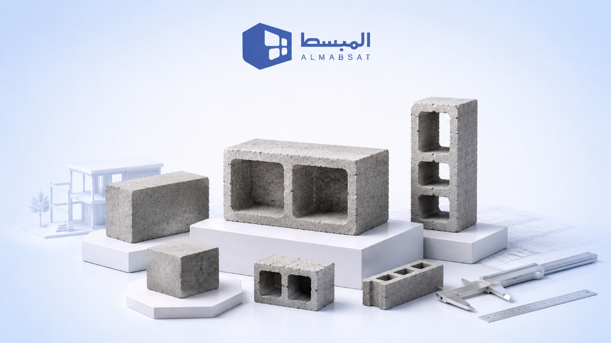 مقاسات البلك الاسمنتي في السعودية | دليل شامل للمواصفات والاستخدامات