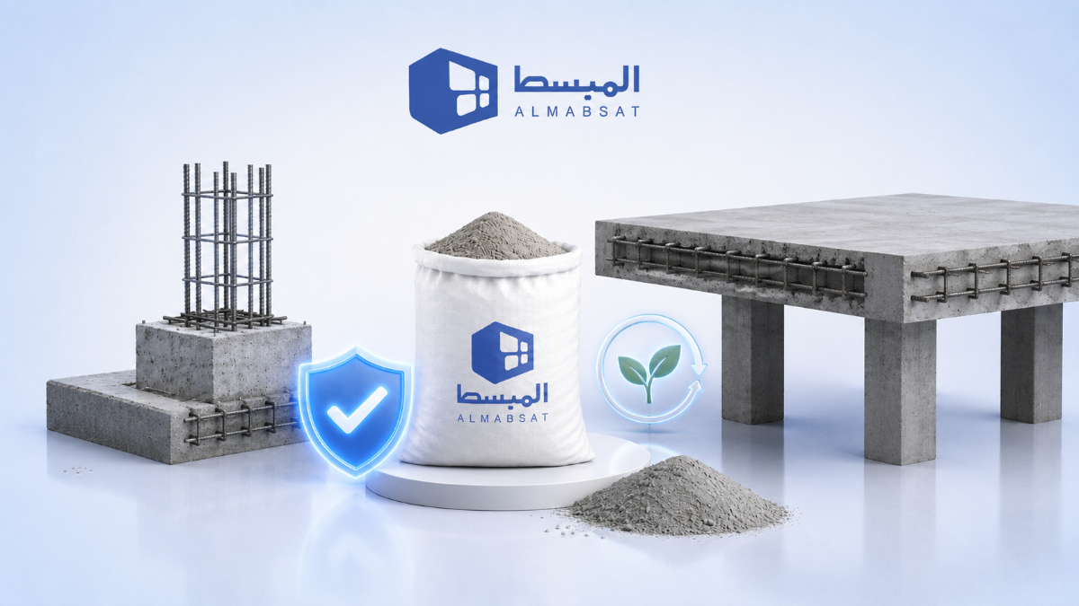نوع الاسمنت المستخدم فى الأساسات والمستخدم في السقف للمتانة والاستدامة